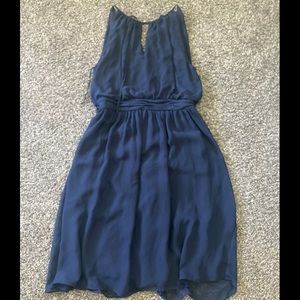 Adrianna papell navy blue dress